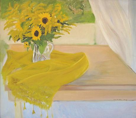 Jane Friedlicher: Still Life with Yellow Flowers